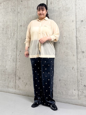 「アイテム（その他シューズ）」を使った、sakaiさん（レディース・158cm）の夏コーディネート
