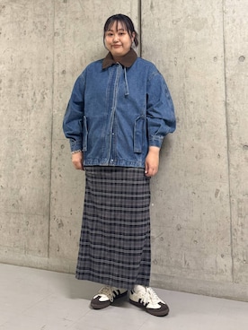 「アイテム（ブルゾン）」を使った、sakaiさん（レディース・158cm）の夏コーディネート