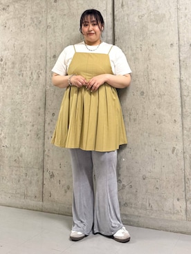 「プリーツ」｜sakaiさん（レディース・158cm）の夏コーディネート