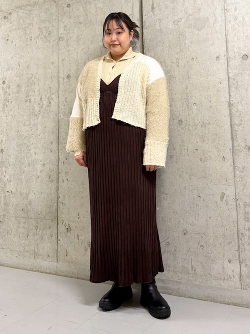 セール】パッチワークニットカーディガン（カーディガン/ボレロ）｜KBF