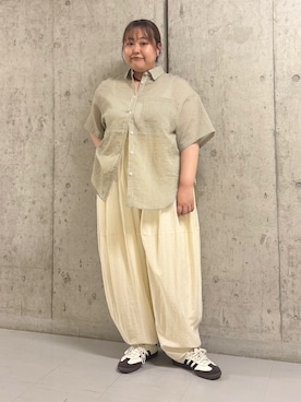 「KBF（ケイビーエフ）のアイテム（パンツ）」を使った、sakaiさん（レディース・158cm）の夏コーディネート