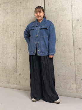 「KBF（ケイビーエフ）のアイテム（ジャケット/アウター）」を使った、sakaiさん（レディース・158cm）の春コーディネート