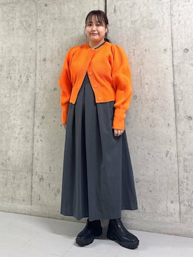 「kbf_ootd」｜「アイテム（ブーツ）」を使った、sakaiさん（レディース・158cm）の冬コーディネート