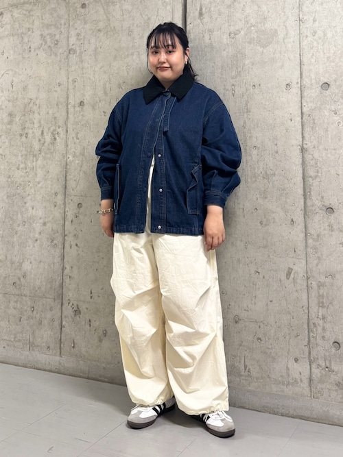 【美品】Rabintage デニムブルゾン セール】『Levi's』W-NAME 綿デニム 製品加工カスタマイズ
