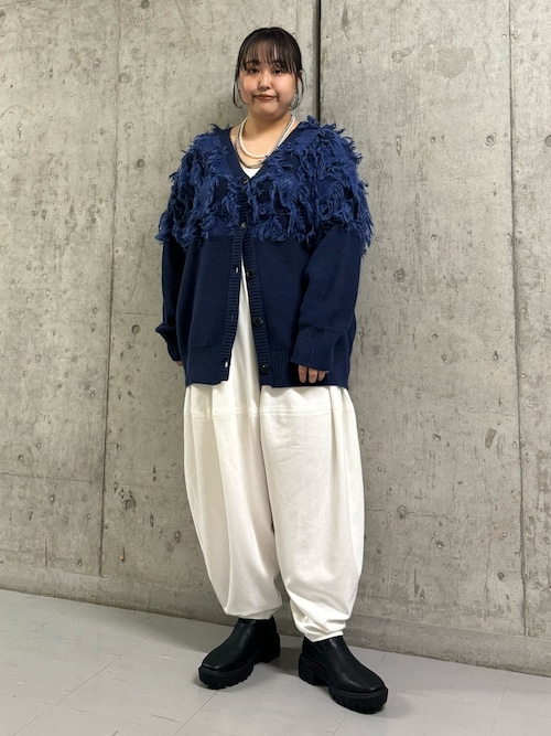 セール】ジャガードフリンジカーディガン（カーディガン/ボレロ