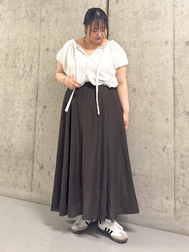 「アイテム（スウェット）」を使った、sakaiさん（レディース・158cm）の夏コーディネート
