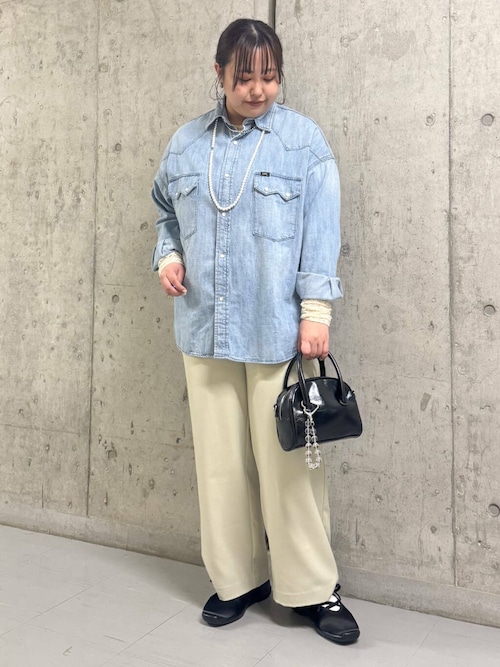 ブラウス シャツ 「別注」Lee101×KBF　SHIRTS レディース KBF ブラウス シャツ 「別注」Lee101×KBF SHIRTS レディース