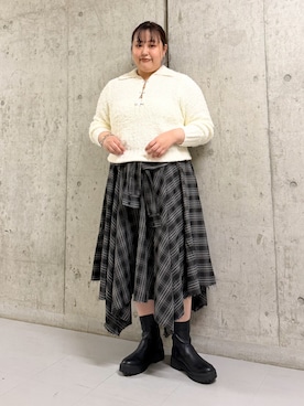 「KBF（ケイビーエフ）のアイテム」を使った、sakaiさん（レディース・158cm）の秋コーディネート