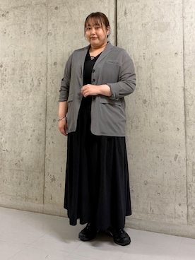 「KBF（ケイビーエフ）のアイテム（ジャケット/アウター）」を使った、sakaiさん（レディース・158cm）の春コーディネート