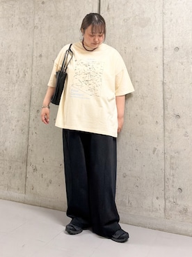 「LAATO（ラート）のアイテム」を使った、sakaiさん（レディース・158cm）の夏コーディネート