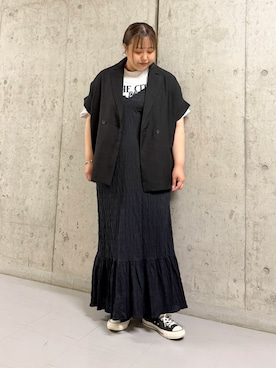 「KBF（ケイビーエフ）のアイテム」を使った、sakaiさん（レディース・158cm）の春コーディネート
