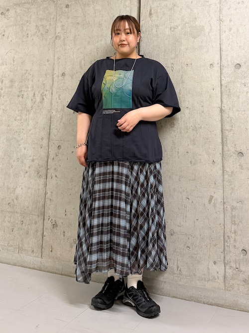 ピンタックフォトプリントTEE（Tシャツ/カットソー）｜KBF