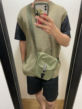 「Rodeo Crowns（ロデオクラウンズ）のアイテム（パンツ）」を使った、takuさん（メンズ・173cm）の秋コーディネート