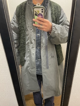 「JOURNAL STANDARD（ジャーナルスタンダード）のアイテム（ジャケット/アウター、グレー系）」を使った、takuさん（メンズ・174cm）の春コーディネート