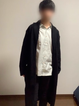 「Y's（ワイズ）のアイテム（ジャケット/アウター）」を使った、ポジさん（メンズ・173cm）の冬コーディネート
