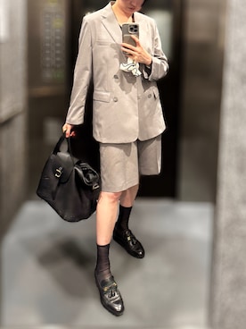 「MARW UNITED ARROWS（マルゥ ユナイテッドアローズ）の＜MARW UNITED ARROWS＞レイヤード タンクトップ（タンクトップ）」を使った、reikoc666さん（レディース・168cm）の夏コーディネート