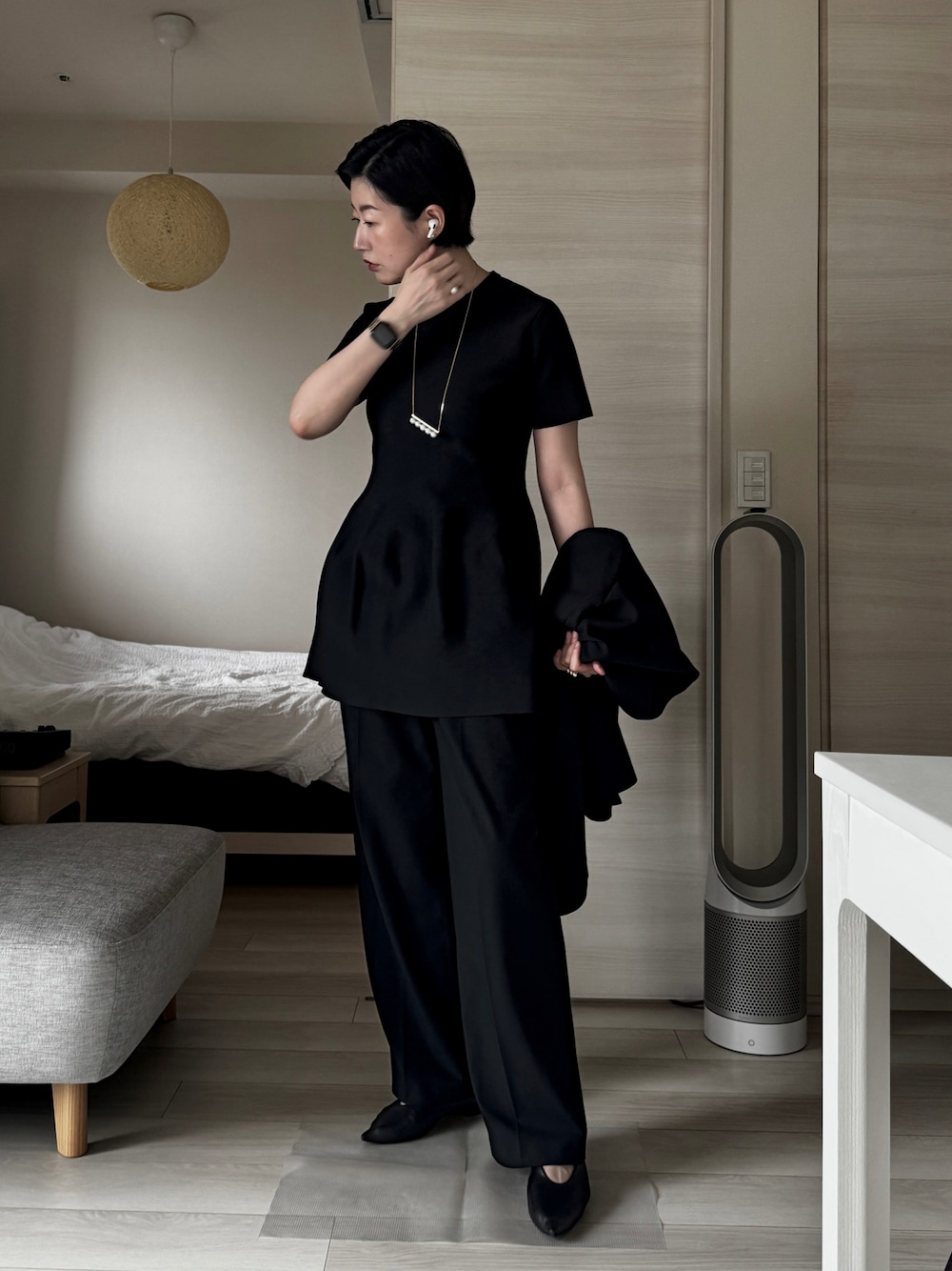 AEWEN MATOPH イウエンマトフ　Uネック ミニ ワンピース　チュニック AEWEN MATOPH＞Uネック ミニ ワンピース