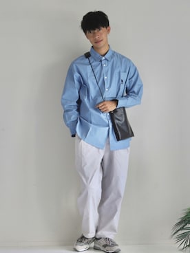 「RUUBON（ルーボン）のアイテム（その他パンツ）」を使った、KOHさん（メンズ・175cm）の秋コーディネート