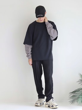 KOHさん（メンズ・175cm）の夏コーディネート