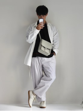 「RUUBON（ルーボン）のアイテム（その他パンツ）」を使った、KOHさん（メンズ・175cm）の秋コーディネート