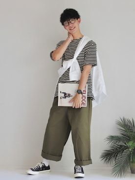 KOHさん（メンズ・175cm）の夏コーディネート