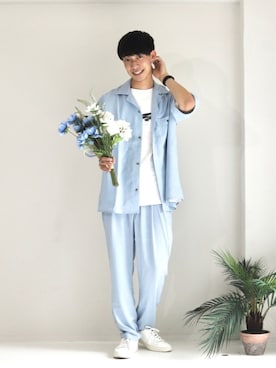 KOHさん（メンズ・175cm）の夏コーディネート