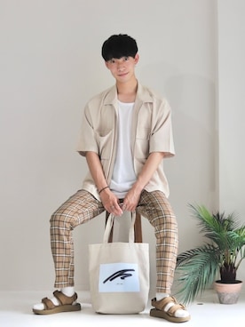 KOHさん（メンズ・175cm）の夏コーディネート