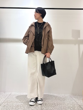 「collex（コレックス）のアイテム」を使った、fukuさん（レディース・166cm）の春コーディネート