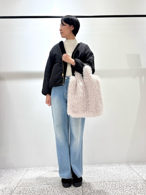 定番人気！美シルエット　セミワイドデニム2