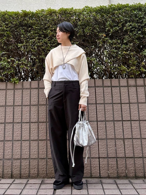 2WAYショートニットプルオーバー