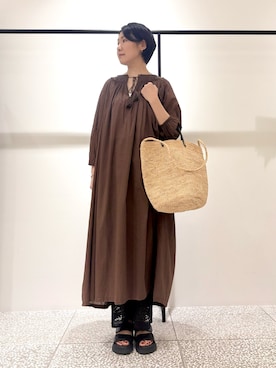 「collex（コレックス）のアイテム」を使った、fukuさん（レディース・166cm）の夏コーディネート