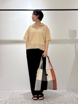 「PLAKTON（プラクトン）のアイテム」を使った、fukuさん（レディース・166cm）の夏コーディネート