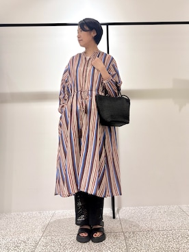 「collex（コレックス）のアイテム」を使った、fukuさん（レディース・166cm）の夏コーディネート