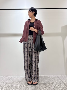 「collex（コレックス）のアイテム」を使った、fukuさん（レディース・166cm）の夏コーディネート