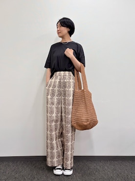 「collex（コレックス）のアイテム」を使った、fukuさん（レディース・166cm）の夏コーディネート