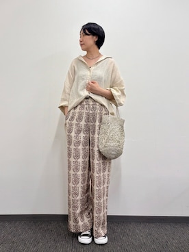 「collex（コレックス）のアイテム」を使った、fukuさん（レディース・166cm）の夏コーディネート
