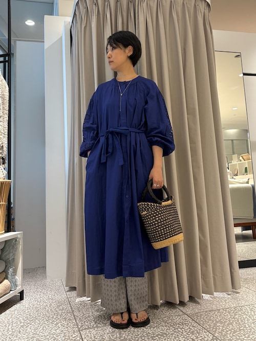 コレックス（collex）/アイレット刺繍ガウンワンピース セール】アイレット刺繍ガウンワンピース（ワンピース）｜collex