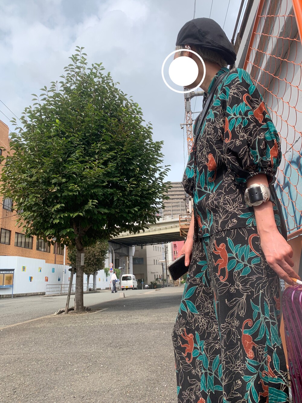 「旅行、ootd、セットアップ、いいね返し、おしゃれさんと繋がりたい、Lily Brown、PAGEBOY、fashion、いいね、save、フォローお願いします🤑、休日スタイル、美容師、streetstyle、秋コーデ」｜「PAGEBOYのPAGEBOYLIM/サーモハンチング（ハンチング/ベレー帽、ブラック系）」を使った、sheさん（レディース・157cm）の秋コーディネートの1枚目の写真