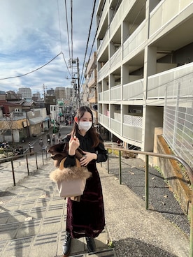 「高円寺」｜harukaさん（レディース・156cm）の秋コーディネート