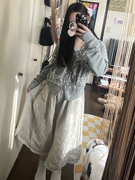 「アイテム（パーカー）」を使った、harukaさん（レディース・156cm・20代）の秋コーディネート