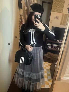 「アイテム（パーカー）」を使った、harukaさん（レディース・156cm・20代）の秋コーディネート