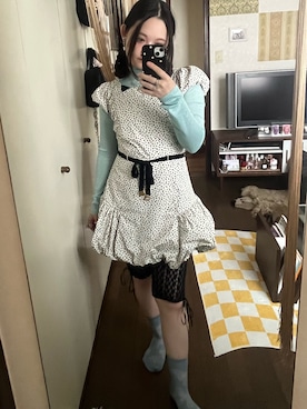 「アイテム（ワンピース）」を使った、harukaさん（レディース・156cm・20代）の秋コーディネート