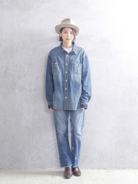 「リーバイス」｜WAIPERさん（レディース・166cm）の春コーディネート