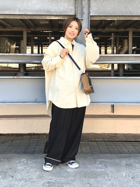 「コンバース ハイカット」｜「アイテム（ワンピース/ドレス）」を使った、yukinaさん（レディース・156cm）の秋コーディネート