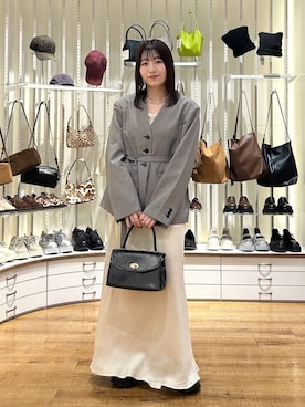 「アイテム（テーラードジャケット）」を使った、manaty.さん（レディース・159cm・20代）の秋コーディネート