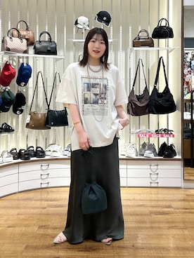 「骨格ストレート」｜「アイテム（サンダル）」を使った、manaty.さん（レディース・159cm・20代）の夏コーディネート