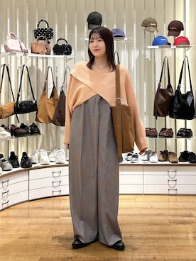 「アイテム（オールインワン・サロペット）」を使った、manaty.さん（レディース・159cm・20代）の秋コーディネート