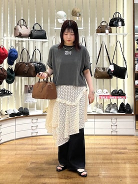 「骨格ストレート」｜「アイテム（サンダル）」を使った、manaty.さん（レディース・159cm・20代）の夏コーディネート