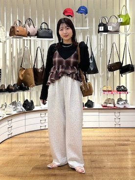 「アイテム（チョーカー）」を使った、manaty.さん（レディース・159cm・20代）の秋コーディネート