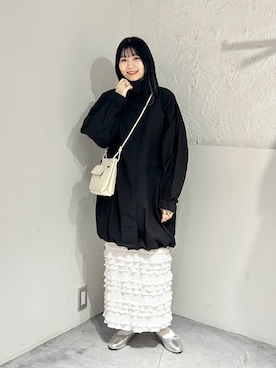 「アイテム（ブルゾン）」を使った、manaty.さん（レディース・159cm・20代）の春コーディネート
